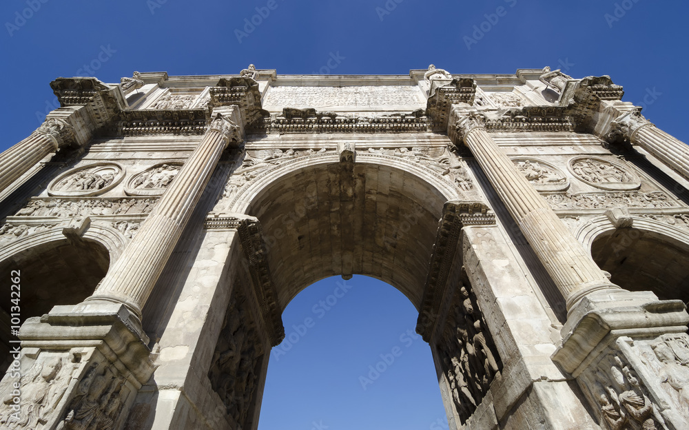 Constantine's arch in Rome, Italy
