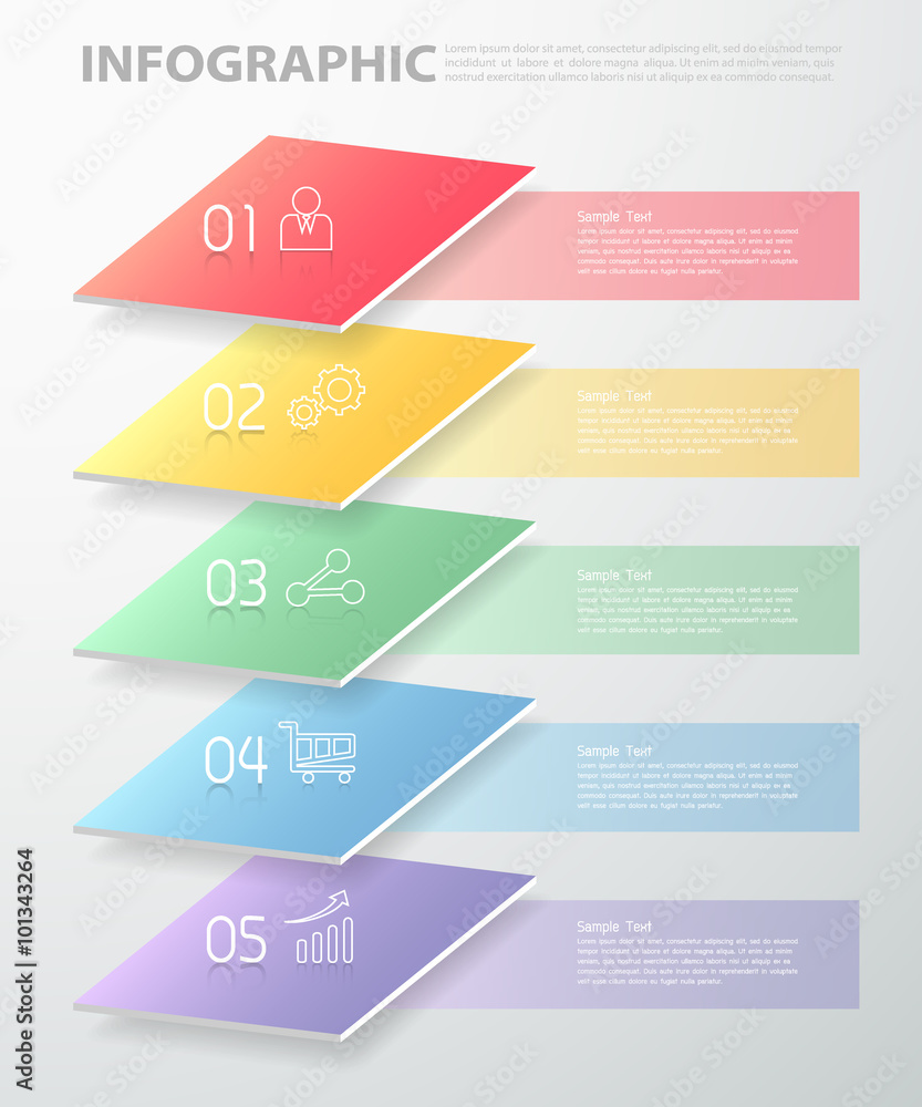 Overlay infographic template . can be used for workflow, layout, diagram Overlay infographic template . can be used for workflow, layout, diagram