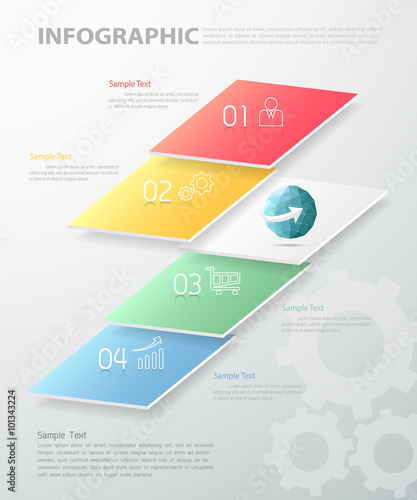 Abstract infographic template. can be used for workflow, layout, diagram © onmyvespa