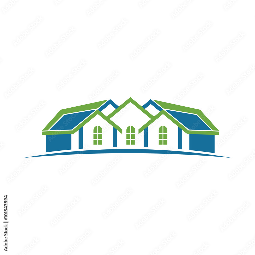 House Logo. Group of houses House Logo. Group of houses