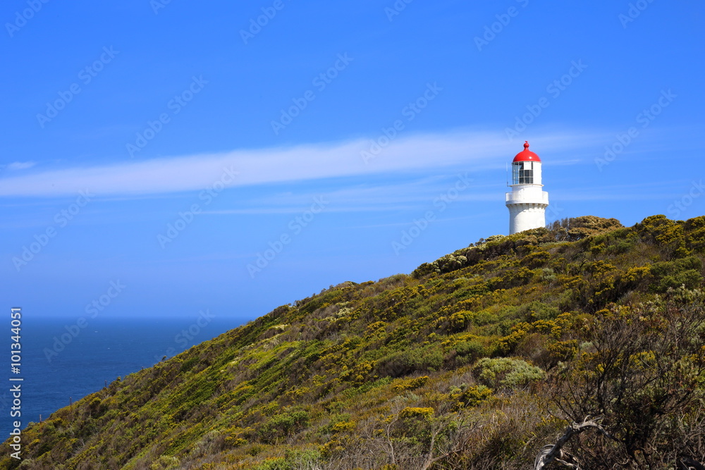 Cape Schanck lighthouse in Victoria, Australia
