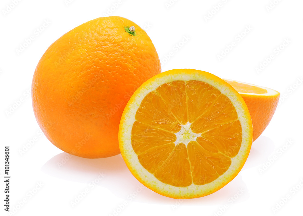 orange fruit isolated on white background orange fruit isolated on white background