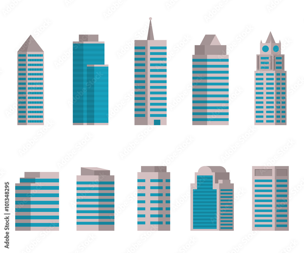 Vector illustration of Building icon