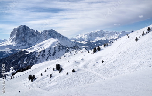 Ski resort Val Gardena  Italy