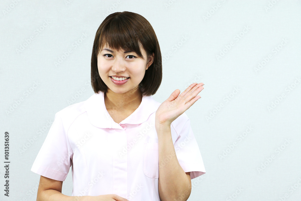 笑顔の看護師 笑顔の看護師