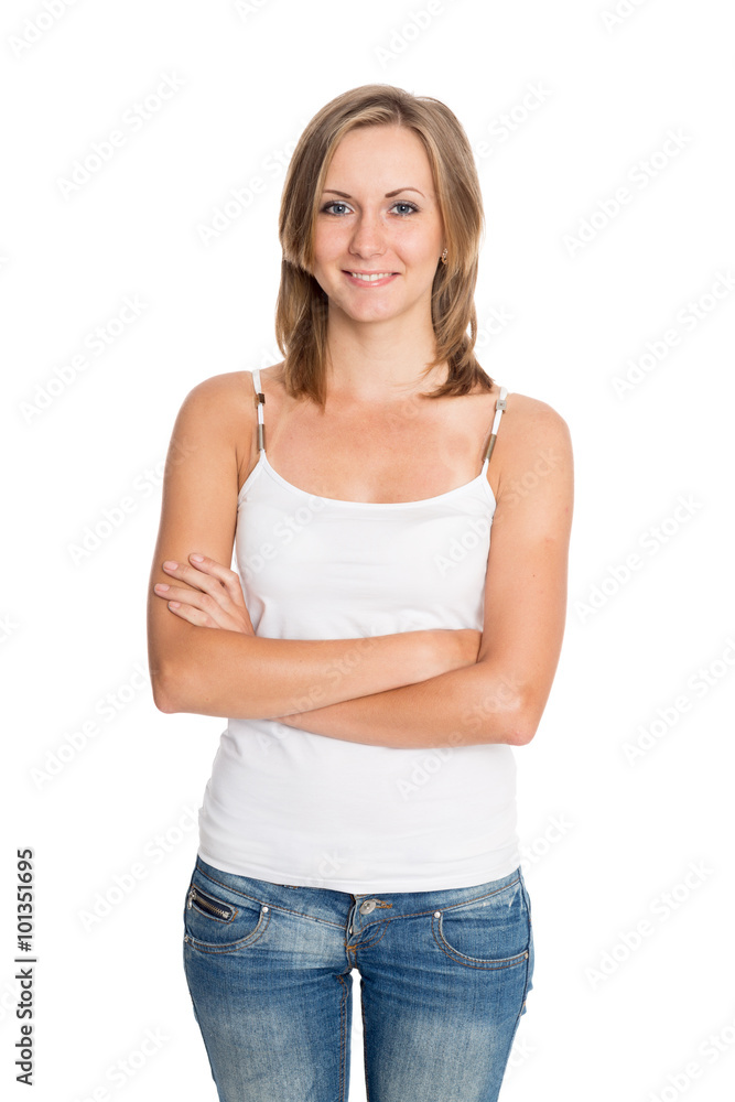 Portrait of a young woman Portrait of a young woman