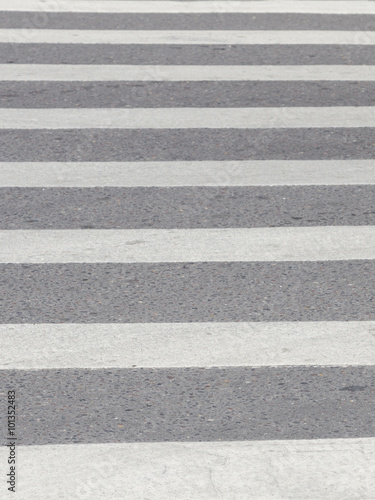 zebra pedestrian crossing on the road