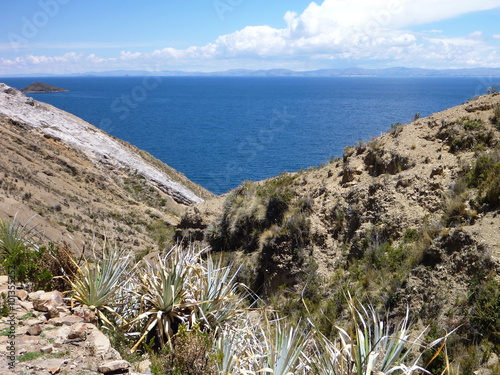 isla del sol at lago titicaca photo