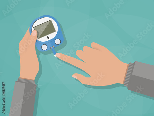 Diabetes blood glucose test