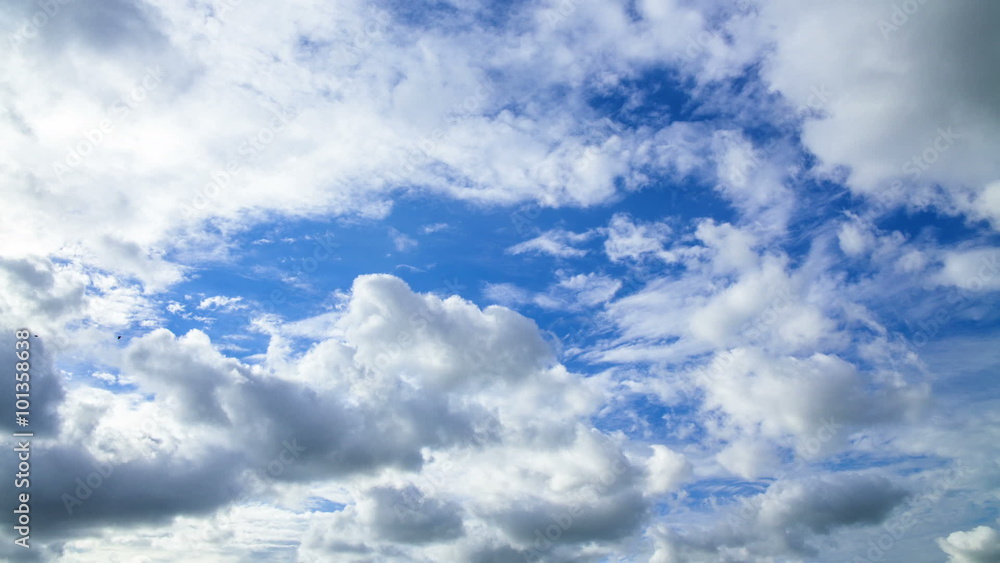 Clouds soar across the screen. Time lapse Clouds soar across the screen. Time lapse