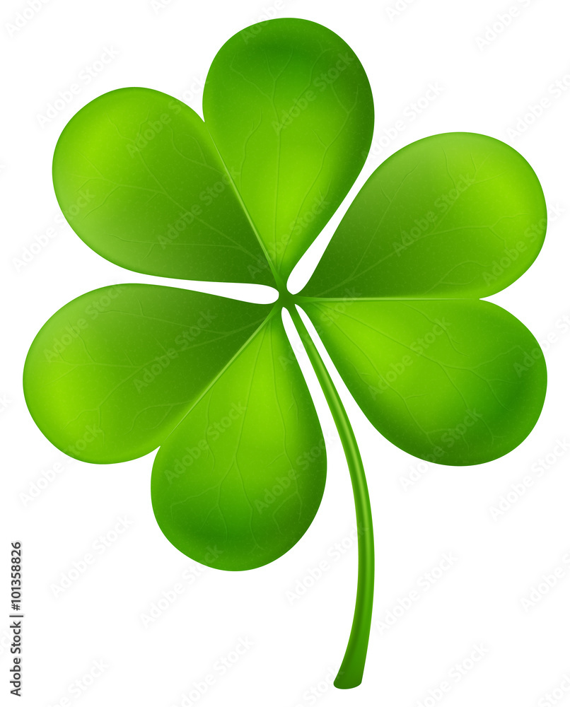 Ταπετσαρία Detailed realistic vector illustration of a shamrock