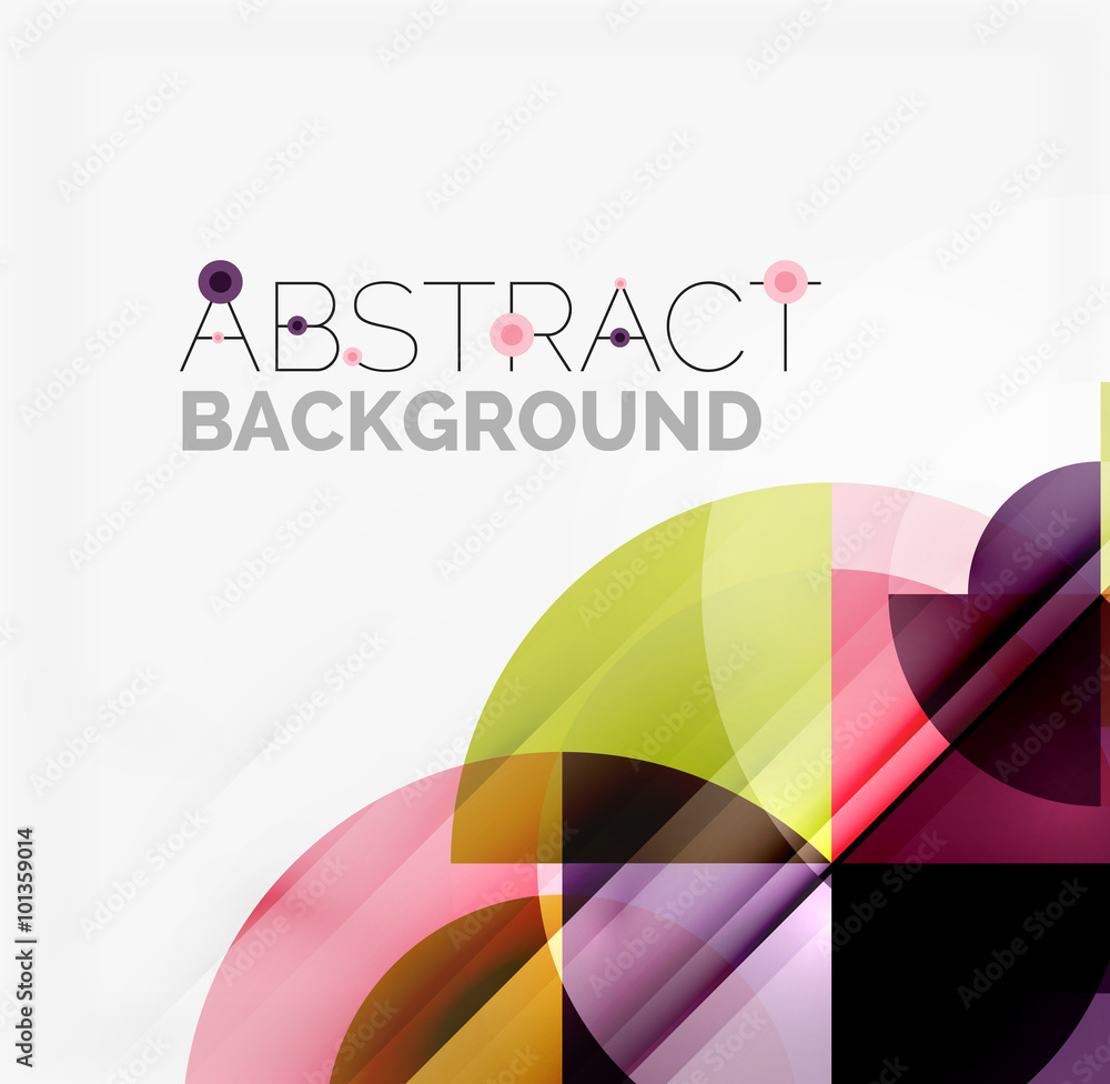 Geometric design abstract background - circles Geometric design abstract background - circles