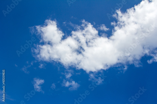 blue sky and clouds