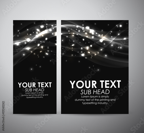 Abstract shining line. Graphic resources design template. Vector illustration
