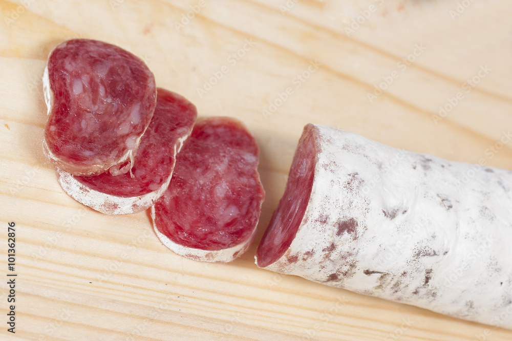 Spanish fuet sausages Spanish fuet sausages