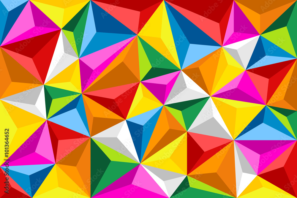 Polygones 3D Couleurs Polygones 3D Couleurs