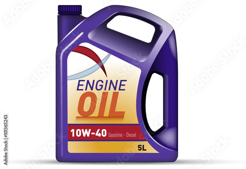 Bidon huile 10W40anglais