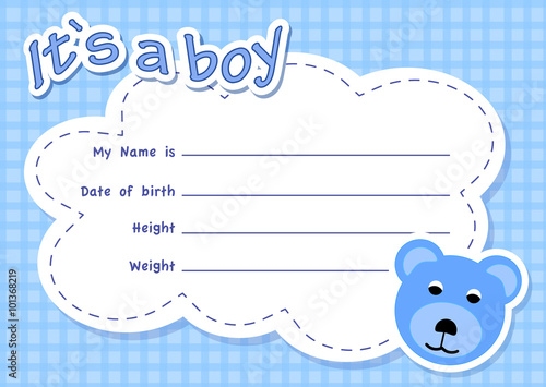 It`s a boy - Teddy