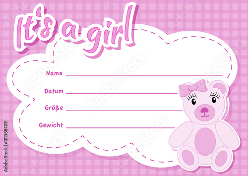 It`s a girl - Teddy