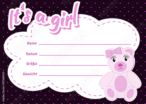 It`s a girl - Teddy