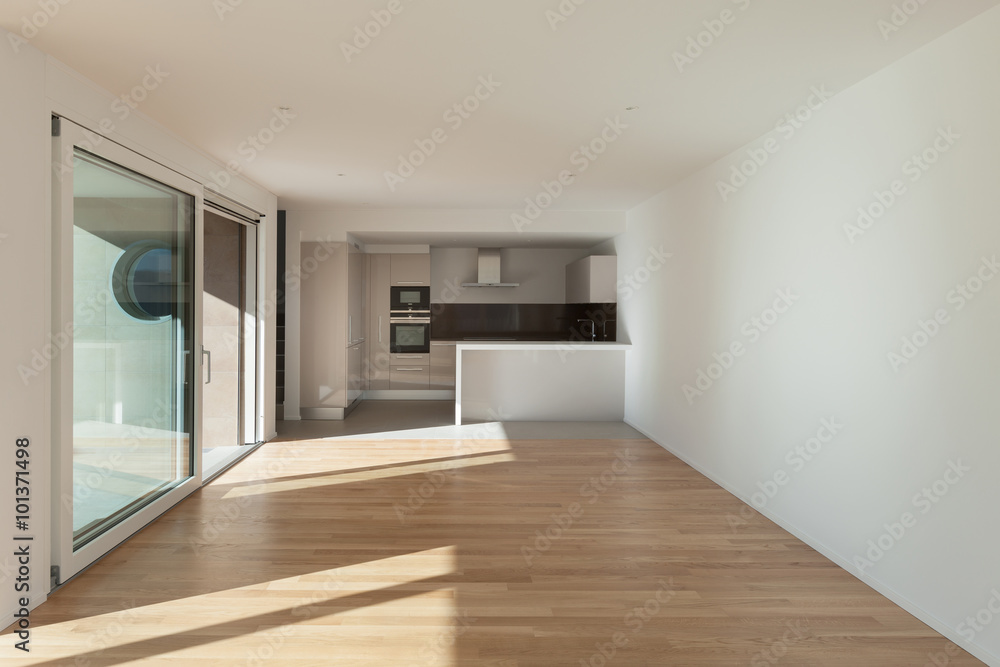 domestic kitchen in large room domestic kitchen in large room