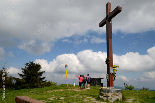 Obraz na płótnie Beskidy, Wielka Racza (Mountaineering Polish-Slovak border) w salonie