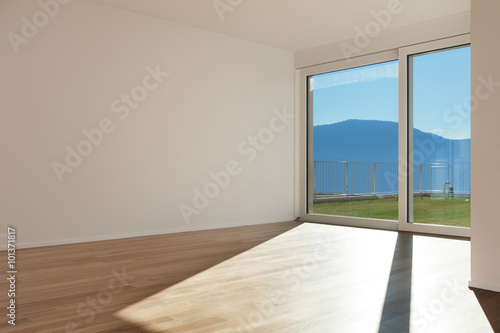 empty room of a modern apartment