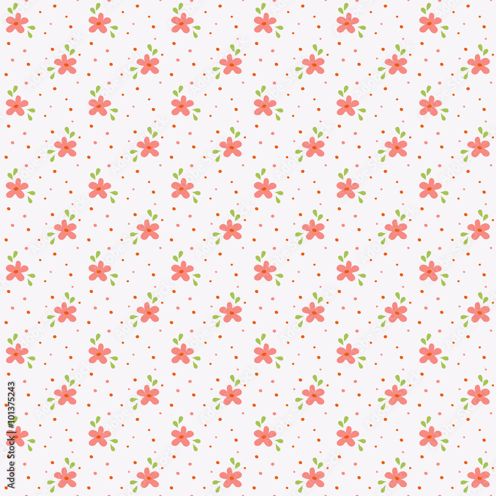 Floral pattern. Vector seamless background. Floral pattern. Vector seamless background.