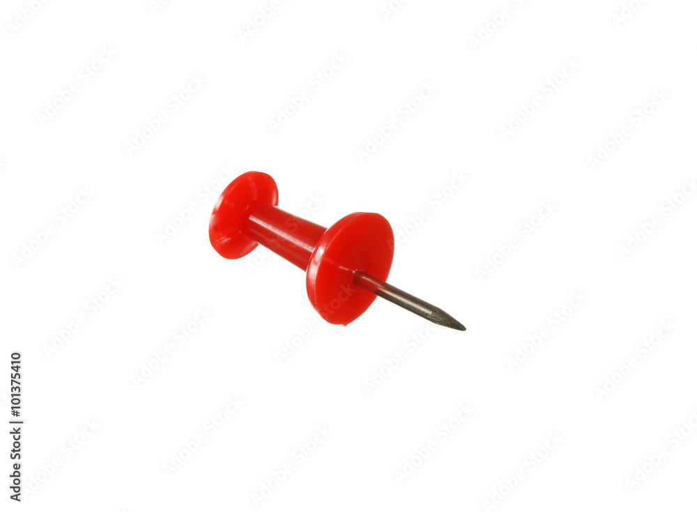 The red pushpin The red pushpin