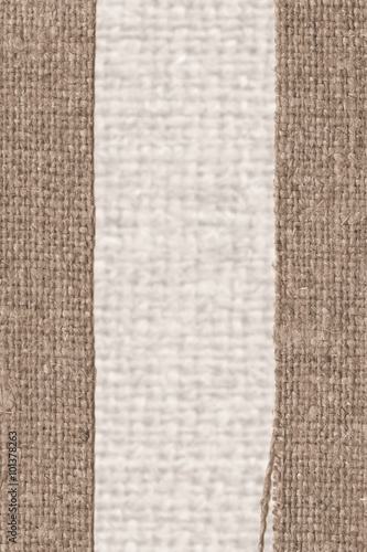 Textile thread, fabric element, mustard canvas material, dirty background