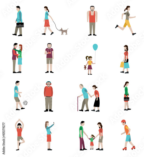 Wallpaper Mural Lifestyle Icons Set Torontodigital.ca