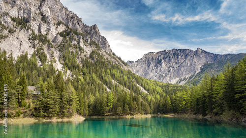 Green lake, Tragoess, Styria, Austria
