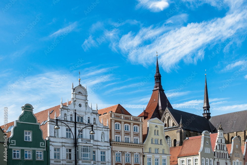 Historische Gebäude in Rostock