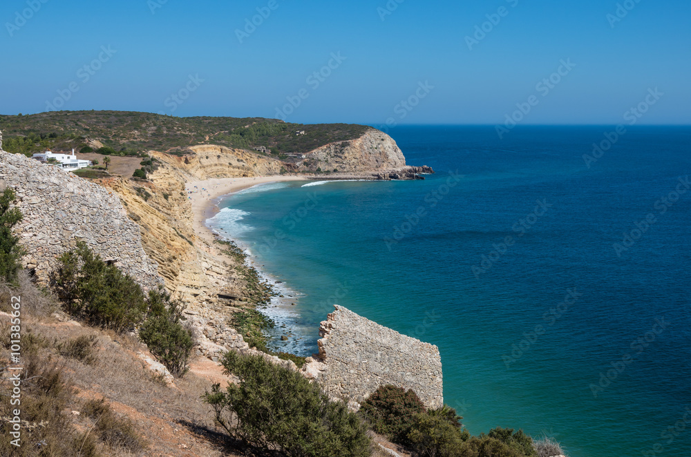 Fototapeta premium Atlantic coast beach in Algarve