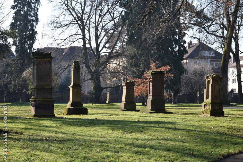 Alte Grabmale im Alten Friedhof Heilbronn