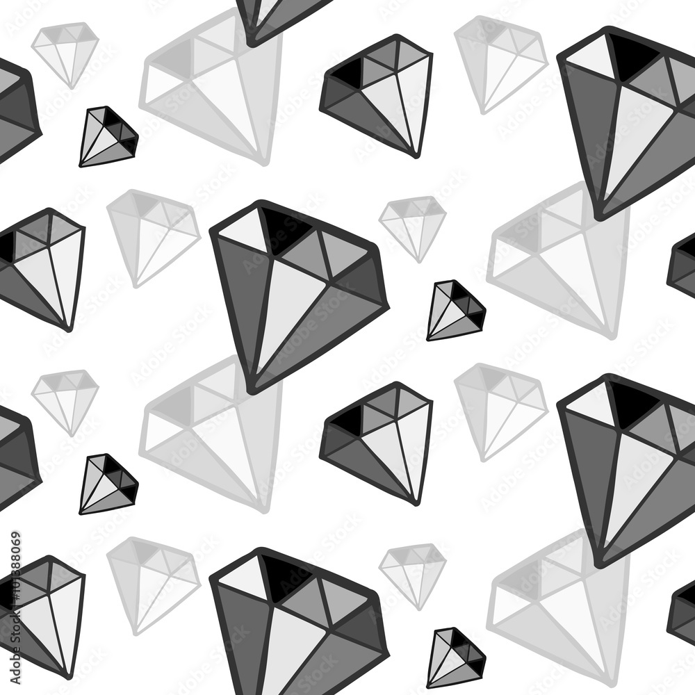 Black and white diamond pattern Black and white diamond pattern