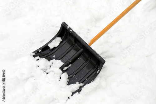Snow Shovel / Snow shovel stuck in the snow