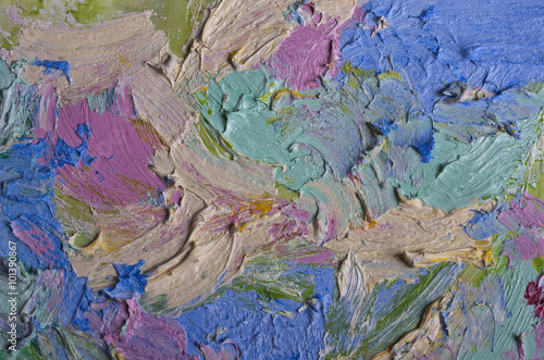 Background image of oil-paint palette