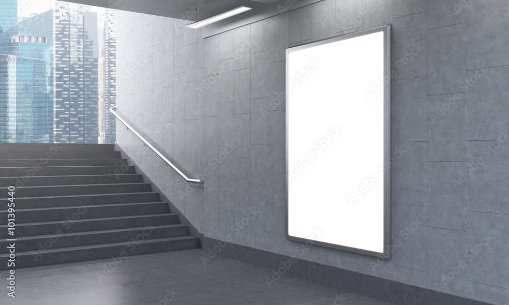 Obraz premium Underground advertising