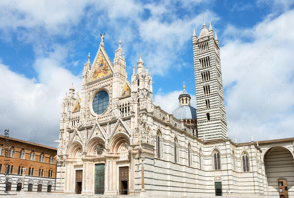 Cathedral Duomo. Siena, Tuscany,Italy