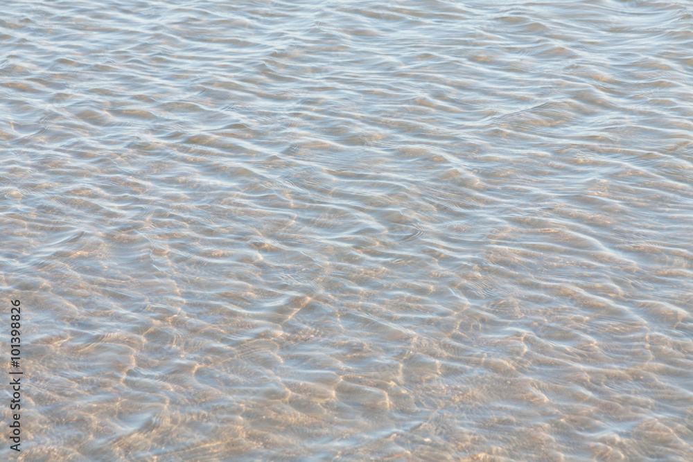 Obraz premium Water over sand at Jacksonville Beach, Florida, USA.
