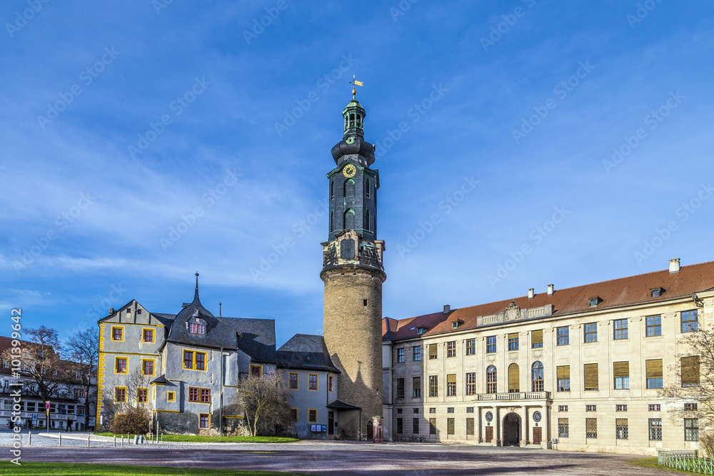Fototapeta premium city castle, Weimar