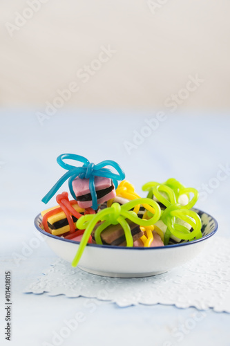 Tableau sur toile liquorice comfit as present