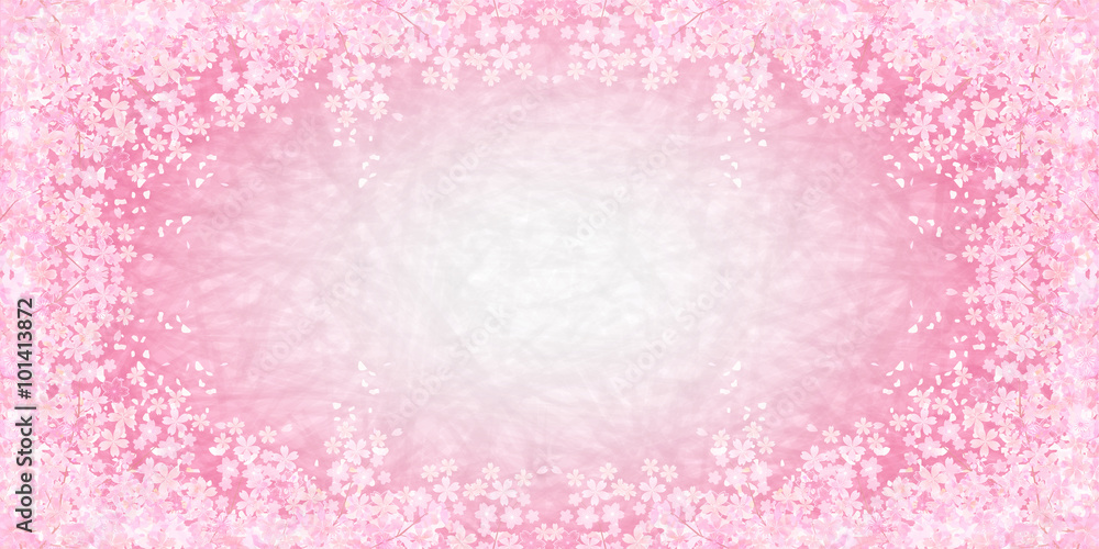 Obraz premium 桜 春 花 背景