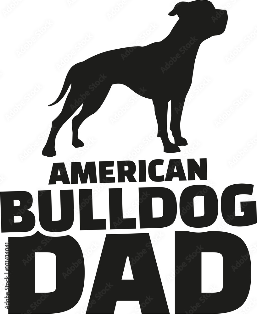American Bulldog dad