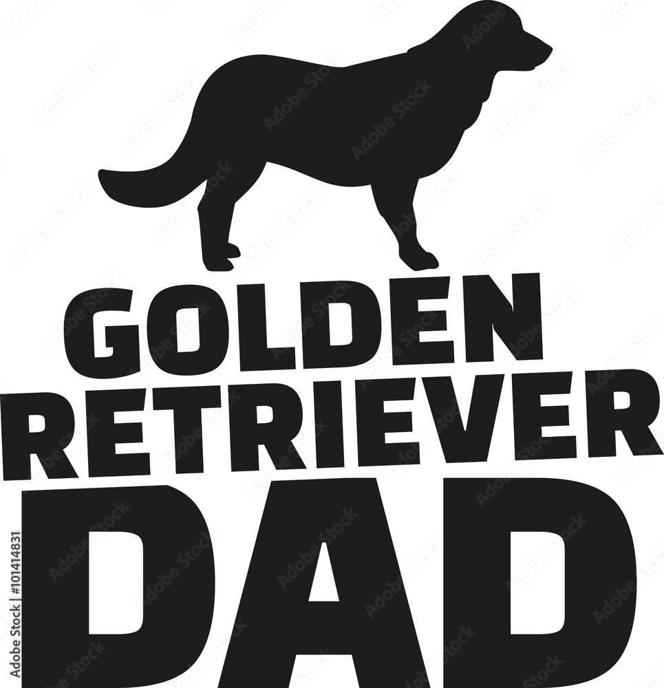 Golden retriever dad