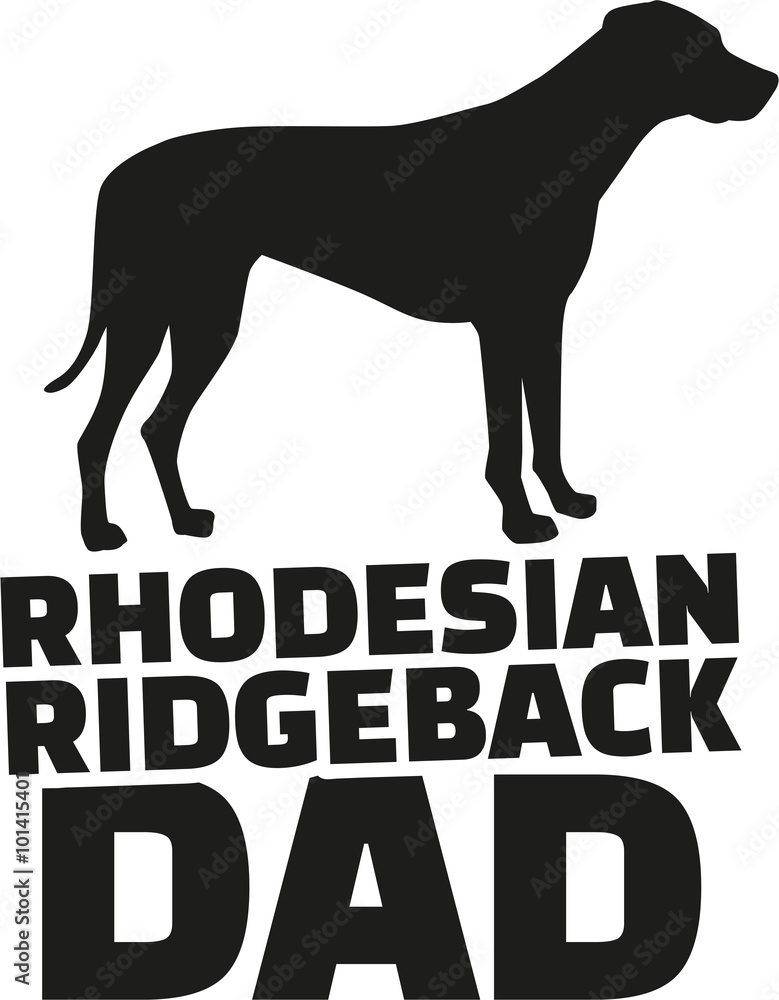 Rhodesian ridgeback dad