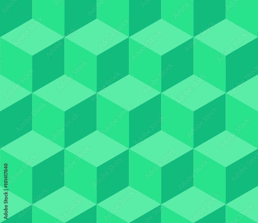Turquoise cubic seamless pattern Turquoise cubic seamless pattern