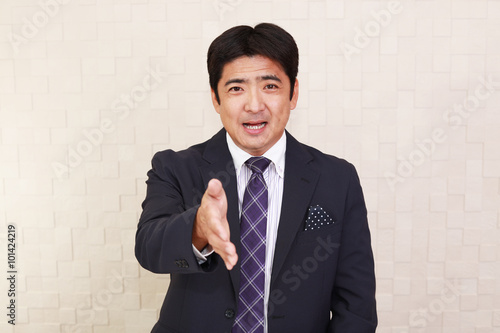 笑顔のビジネスマン