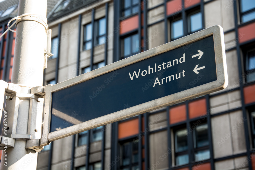 Schild 61 - Wohlstand